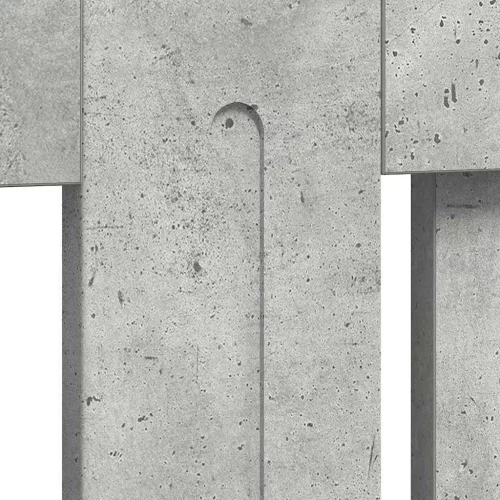  Radiátor fedezék Beton Szürke 172 x 19 x 81,5 cm Faanyag