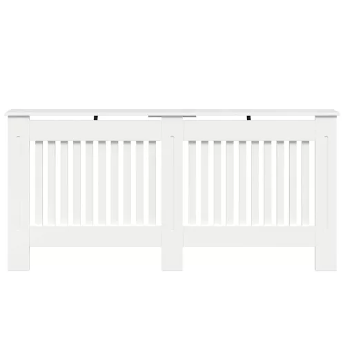  Radiátor fedezék Magas Fényű Fehér 172 x 19 x 81,5 cm Faanyag