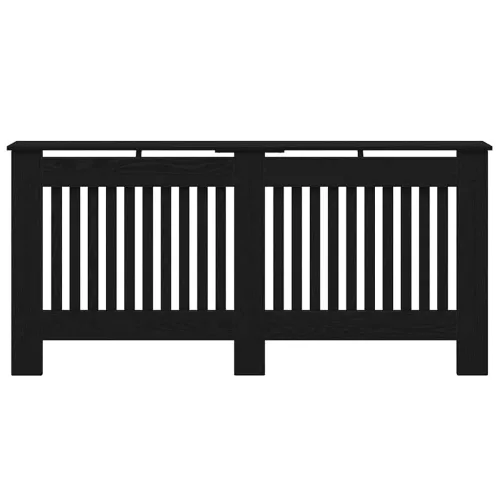  Radiátor fedezék Fekete tölgy 172 x 19 x 81,5 cm Faanyag