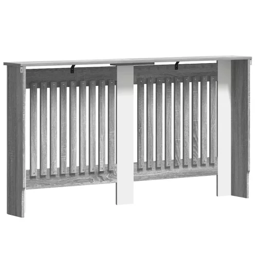  Radiátor fedezék Szürke Sonoma 152 x 19 x 81,5 cm Faanyag