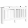  Radiátor fedezék Magas Fényű Fehér 152 x 19 x 81,5 cm Faanyag