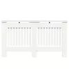  Radiátor fedezék Magas Fényű Fehér 152 x 19 x 81,5 cm Faanyag