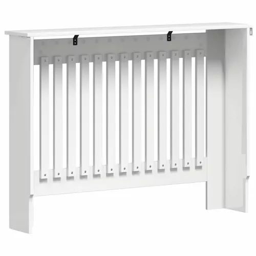  Radiátor fedezék Magas Fényű Fehér 112 x 19 x 81,5 cm Faanyag