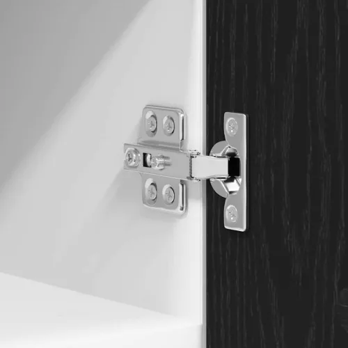  Függő szekrény Riga 2 pcs Fekete tölgy és fehér 30 x 31 x 40 cm