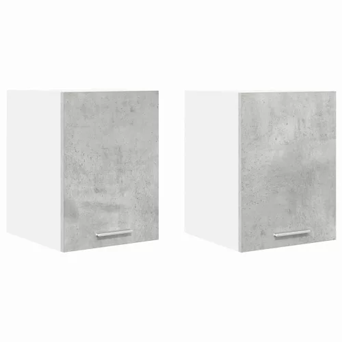  Függő szekrény Riga 2 pcs Beton szürke és fehér 30 x 31 x 40 cm