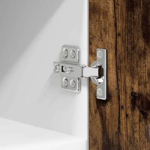  Függő szekrény Riga Füstölt tölgy és fehér 30 x 31 x 40 cm