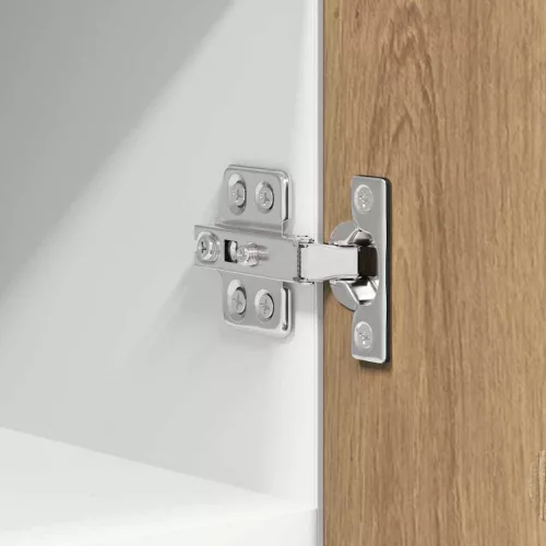  Függő szekrény polcokkal Riga 2 pcs Artisan tölgy és fehér