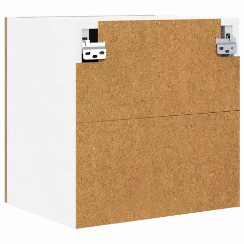  Függő szekrény polcokkal Riga 2 pcs Artisan tölgy és fehér