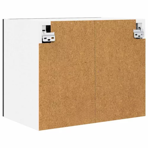  Függő szekrény Riga 2 pcs Fekete tölgy és fehér 50 x 31 x 40 cm