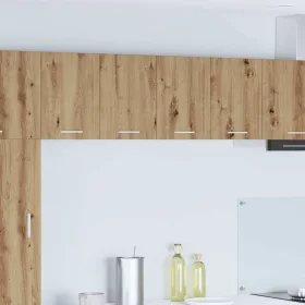    Függő szekrény polcokkal Riga 2 pcs Artisan tölgy és fehér