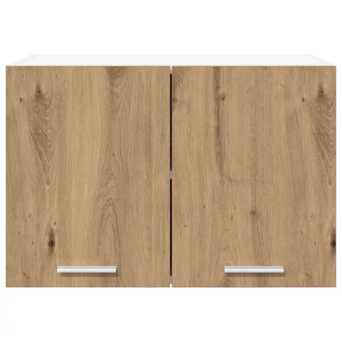  Függő szekrény polcokkal Riga 2 pcs Artisan tölgy és fehér