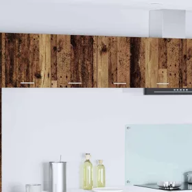    Függő szekrény polcokkal Riga Öreg fa 80 x 31 x 40 cm Faanyag