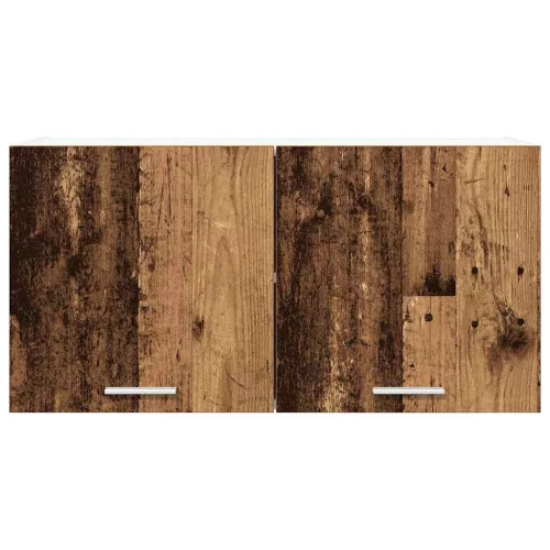  Függő szekrény polcokkal Riga Öreg fa 80 x 31 x 40 cm Faanyag