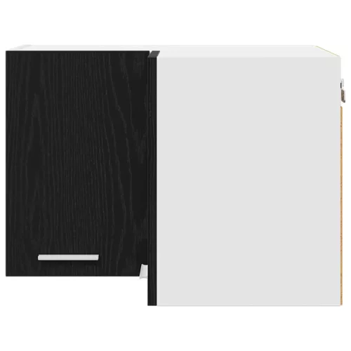  Függő szekrény Riga Fekete tölgy és fehér 57 x 57 x 40 cm