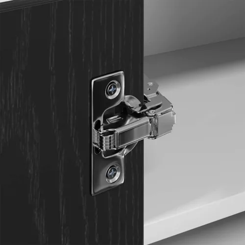  Függő szekrény Riga Fekete tölgy és fehér 57 x 57 x 40 cm