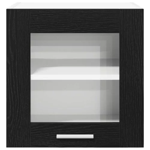  Függő szekrény Riga 2 pcs Fekete tölgy 40 x 31 x 40 cm Faanyag