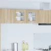 Függő szekrény Riga 2 pcs Sonoma tölgy 40 x 31 x 40 cm Faanyag