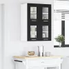  Függő szekrény Riga 2 pcs Fekete tölgy 60 x 31 x 40 cm Faanyag