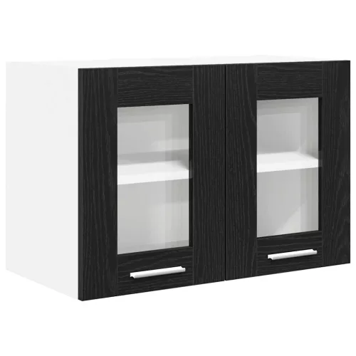  Függő szekrény Riga 2 pcs Fekete tölgy 60 x 31 x 40 cm Faanyag