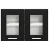  Függő szekrény Riga 2 pcs Fekete tölgy 60 x 31 x 40 cm Faanyag