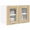  Függő szekrény Riga 2 pcs Sonoma tölgy 60 x 31 x 40 cm Faanyag