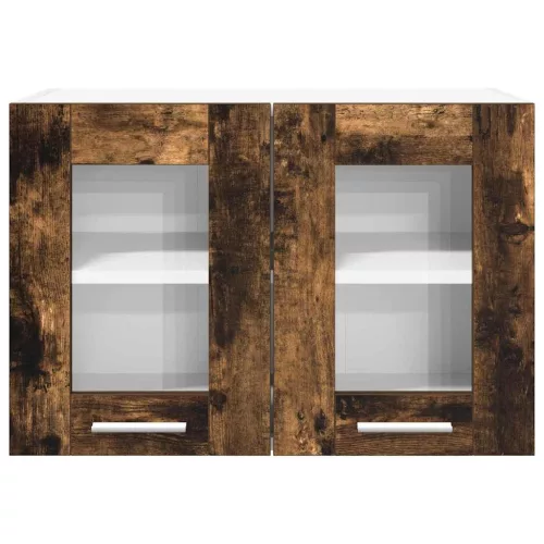  Függő szekrény Riga 2 pcs Füstölt tölgy 60 x 31 x 40 cm Faanyag