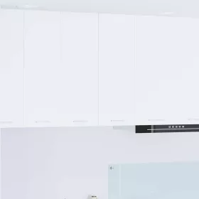    Függő szekrény ajtóval Riga 2 pcs Fehér 30 x 31 x 80 cm Faanyag