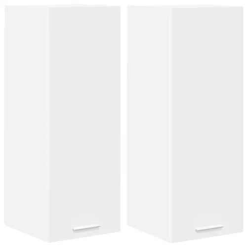  Függő szekrény ajtóval Riga 2 pcs Fehér 30 x 31 x 80 cm Faanyag