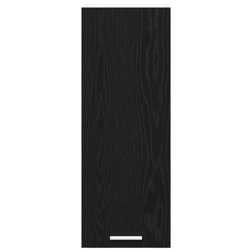  Függő szekrény Riga 2 pcs Fekete tölgy és fehér 30 x 31 x 80 cm