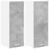 Függő szekrény Riga 2 pcs Beton szürke és fehér 30 x 31 x 80 cm