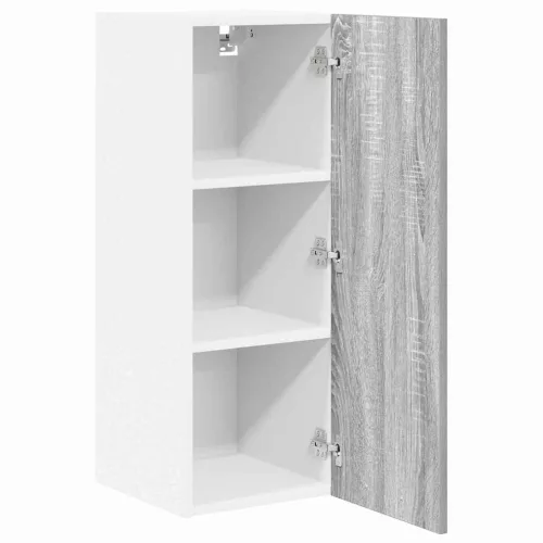  Függő szekrény Riga Szürke Sonoma és fehér 30 x 31 x 80 cm