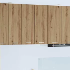    Függő szekrény polcokkal Riga 2 pcs Artisan tölgy és fehér