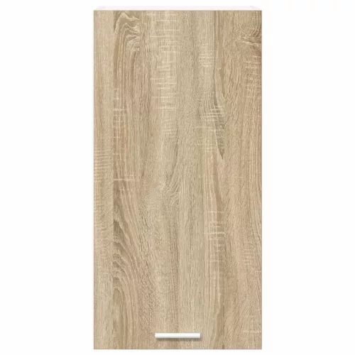  Függő szekrény Riga Sonoma tölgy és fehér 40 x 31 x 80 cm