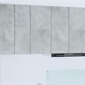    Függő szekrény Riga Beton szürke és fehér 40 x 31 x 80 cm