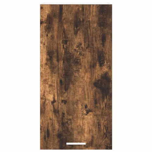  Függő szekrény Riga Füstölt tölgy és fehér 40 x 31 x 80 cm