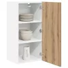  Függő szekrény Riga Artisan tölgy és fehér 40 x 31 x 80 cm