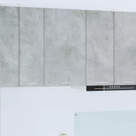    Függő szekrény Riga Beton szürke és fehér 50 x 31 x 80 cm