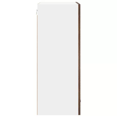  Függő szekrény Riga Füstölt tölgy és fehér 50 x 31 x 80 cm