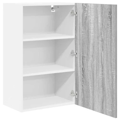  Függő szekrény Riga Szürke Sonoma és fehér 50 x 31 x 80 cm