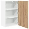  Függő szekrény Riga Artisan tölgy és fehér 50 x 31 x 80 cm