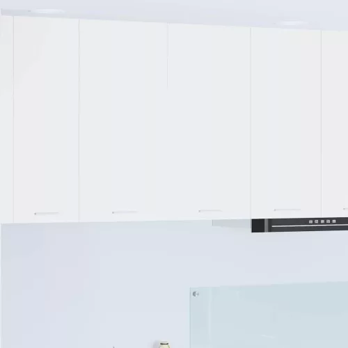  Függő szekrény polcokkal Riga Fehér 80 x 31 x 80 cm Faanyag