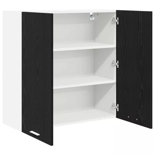  Függő szekrény Riga Fekete tölgy 80 x 31 x 80 cm Faanyag