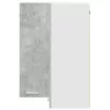  Függő szekrény Riga Beton szürke és fehér 57 x 57 x 80 cm
