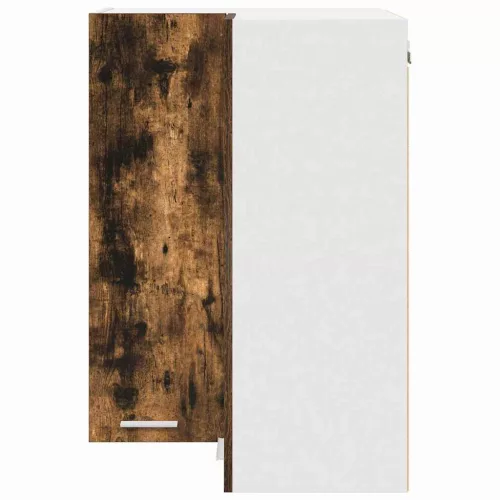  Függő szekrény Riga Füstölt tölgy és fehér 57 x 57 x 80 cm