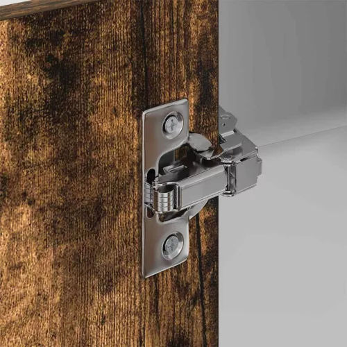  Függő szekrény Riga Füstölt tölgy és fehér 57 x 57 x 80 cm