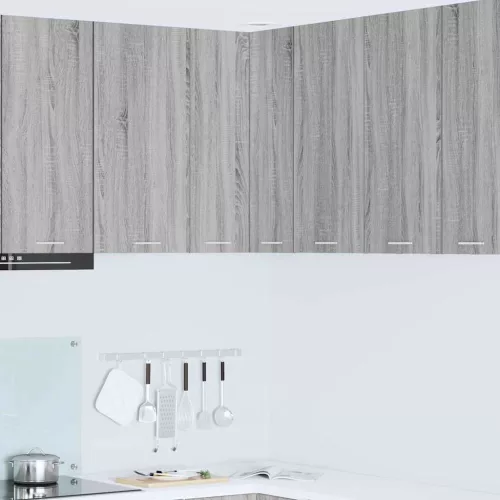  Függő szekrény Riga Szürke Sonoma és fehér 57 x 57 x 80 cm