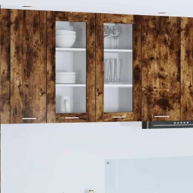    Függő szekrény Riga Füstölt tölgy 40 x 31 x 80 cm Faanyag