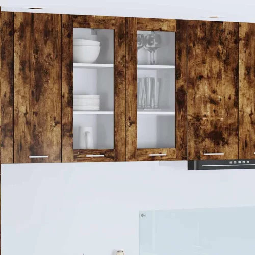  Függő szekrény Riga Füstölt tölgy 40 x 31 x 80 cm Faanyag