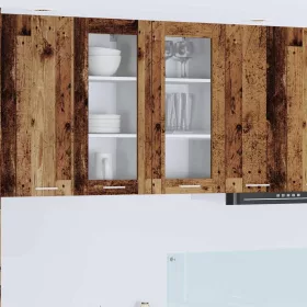    Függő szekrény polcokkal Riga Öreg fa 40 x 31 x 80 cm Faanyag