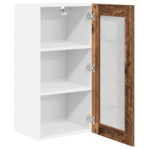  Függő szekrény Riga 2 pcs Öreg fa 40 x 31 x 80 cm Faanyag